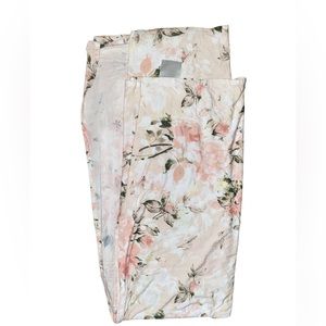 Posh Peanut Bamboo Viscose Baby Swaddle Blanket Peach Floral